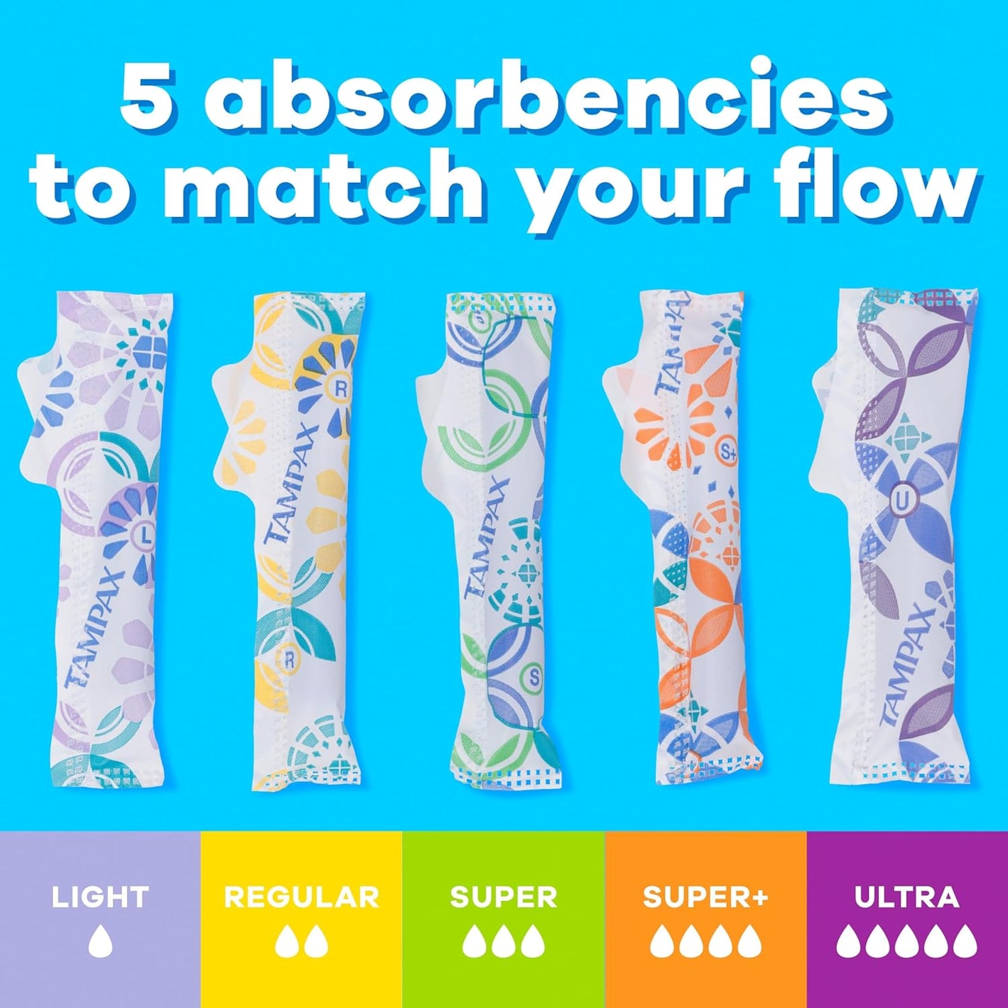 TamponsMultipack, Light/Regular/Super Absorbency