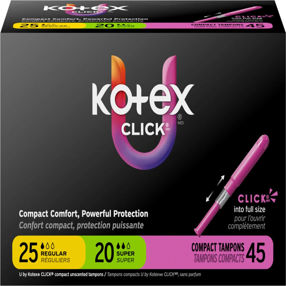 Compact Multipack Tampons, Regular/Super Absorbency